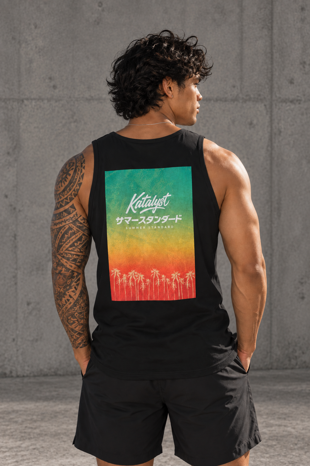 Summer Standard Tank Top - Black