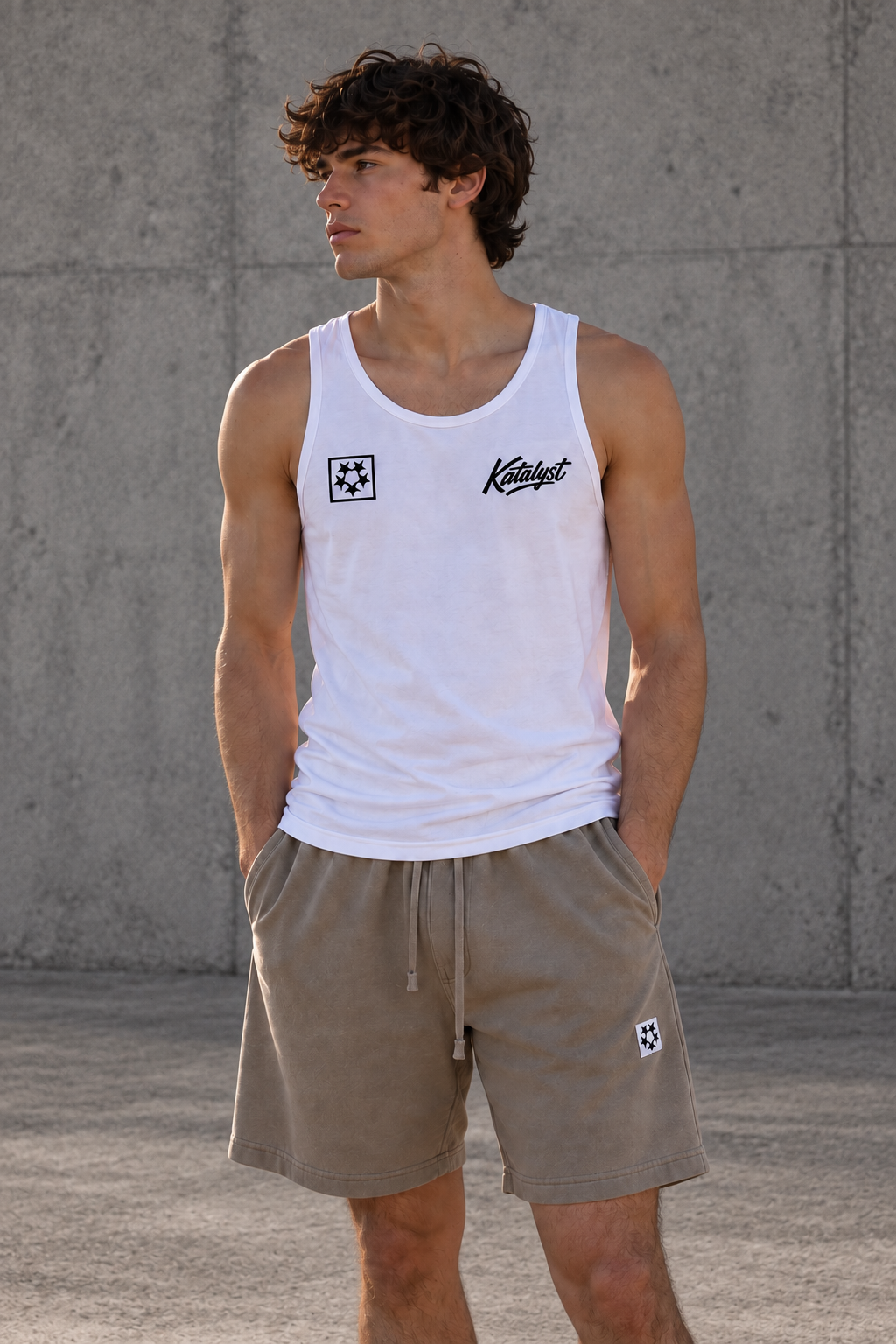 Summer Standard Tank Top - White