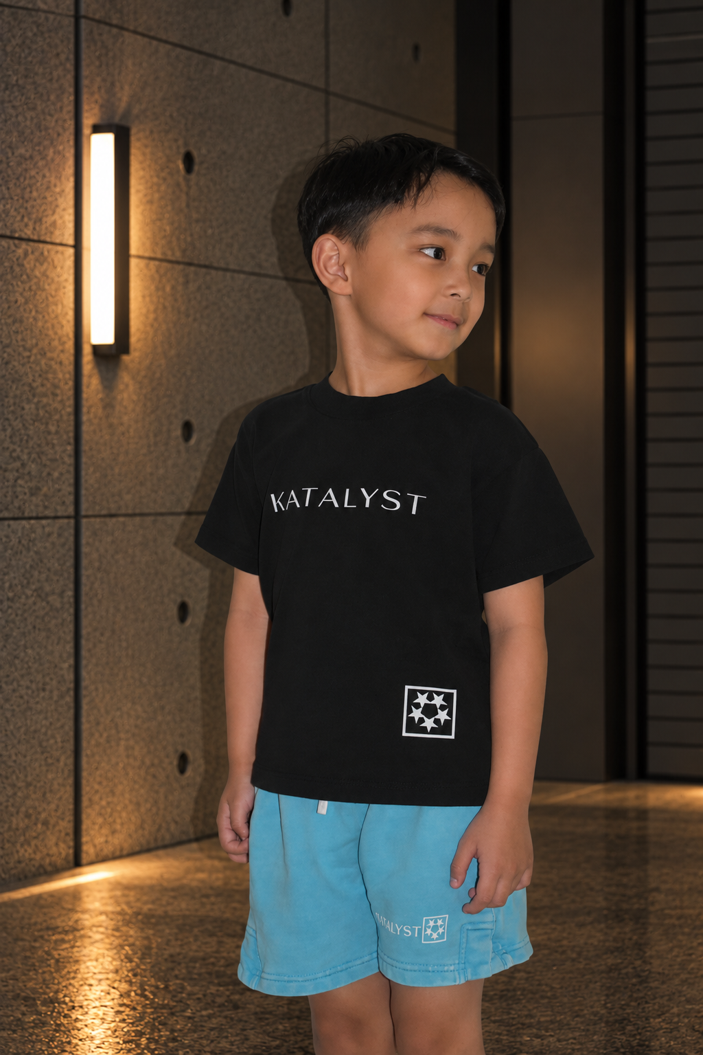 Snow Washed Shorts - Kids